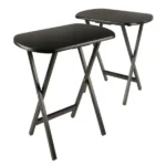 2-Pc Oversize Snack Tables, Coffee Finish (Shipment from Walmart) - Image 5