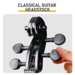 New 4/4 Acoustic Violin Case Bow Rosin Black - Image 17