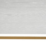 Same Code 95305852 2-Tier Console Table, Gold Sofa Entry Table with White Top and Gold Metal Frame for Home - Image 6