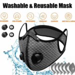 2 Pack Reusable Half Face Cover Mask w/ Filter Cycling Outdoor Sport Face Mask Grey(US Logistics only For USPS.TK/TMEU only For self-pickup) - Image 10