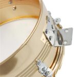 [Do Not Sell on Amazon] 13" & 14" Timbales Drum Set with Stand and Cowbell Golden - Image 7