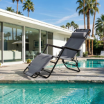 Portable Dual Purposes Extendable Folding Reclining Chair Grey - Image 8