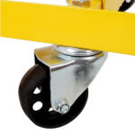 750lbs Rolling Engine Stand,Adjustable Width And Length, with 2pcs Buckle Straps,Yellow--Self-pickup is not supported - Image 12
