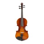 New 1/8 Acoustic Violin Case Bow Rosin Natural - Image 4