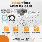 Cylinder Piston Top End Rebuild Kit for Honda TRX 300 Fourtrax FW 4x4 2x4 88-00 - Image 5