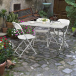 4ft Foldable Lift Patio Plastic Table White SAME AS 21616655 - Image 30