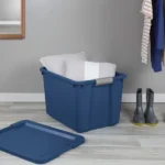 (2 pack) 20 Gallon Large Storage Bin, Plastic Storage Container with Latch Lid, Blue(Shipment from Walmart) - Image 5