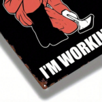 CIFbuy 1pc 8x12 Inch Metal Sign Welder Humor Wall Art, Funny Look On The Bright Side Mortal I'm Working Iron Plaque, Garage Workshop De TikTok, TikTok, Side Mortal I'm Working Iron Plaque Self-pickup Logiopics - Image 5