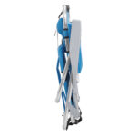 Same Code 56766889 63*65*82cm Short Oxford Cloth Silver White Aluminum Tube Bearing 100kg Beach Chair Blue - Image 18
