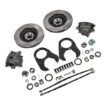 Disc Brake Kit 11 Inch 5 on 4-3/4 Metric Caliper Replacement for Ford Spindle 1937-1948 - Image 2