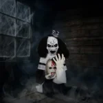 Replace 37720299 1.8ft Halloween Decoration Scary Clown, Sound-Actived Party Decor with Creepy Sound , Scary Haunted House Props for Indoor Party Home Table Garden Yard Lawn - Image 14