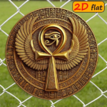 CIFbuy Ancient Egyptian Wall Decor Eye Of Horus & Ankh Metal Plaque, 7.87" Round Aluminum Sign With Hieroglyphics, Vintage Spiritual Ar TikTok, TikTok, Self-pickup Logiopics - Image 7