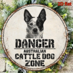 CIFbuy 1pc 2D Flat Round Sign Australian Cattle Dog Vintage Metal Plaque, "" 2D Flat Round Sign Australian Cattle Dog Vintage Metal Plaque, Round Sign Australian Cattle Dog Vintage Metal Plaque, TikTok, Temu Self-pickup Logiquics - Image 5