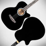 [Do Not Sell on Amazon] GMB101 4 string Electric Acoustic Bass Guitar w/ 4-Band Equalizer EQ-7545R Black - Image 5