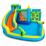 Kids Inflatable Marine Life Spray Pool with Slide & Ring‑Toss Game, PVC Outdoor Water Play Center for Backyard Lawn, Suitable for Ages 2‑6 - Image 12