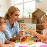 Montessori Wooden Time Learning Clock for Kids 3+, All-in-One Calendar Season Weather Educational Toy - Image 5