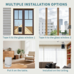 Window type disguised surveillance camera, built-in WiFi, motion detection alarm, suitable for cross-border security of homes/shops - Image 7