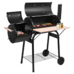 Zokop Oil Drum Charcoal Furnace High Temperature Spray Paint (500-600 Degrees) Diameter 15cm Plastic Wheel - Image 3