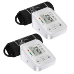2 Pack LCD Digital Automatic Blood Pressure Monitor Upper Arm BP Heart Rate Machine (US Logistics only For USPS.TK/TMEU only For self-pickup)(Platform policies vary; relevant qualifications are attached via link, please do not list products without required qualifications)