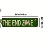 CIFbuy Vintage Industrial Aluminum Metal Sign Terminal Zone Wall Decor Home Bar Cafe Garage Outdoor (TikTok, temu pick-up service) - Image 2
