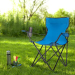 Small Camp Chair 80x50x50 Blue - Image 20
