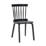 Windsor Dining Chairs Set of 4,Wood Farmhouse Spindle Back, Widen Seat, Mid-Century Modern French Country Style, for Living Room Restaurant, Black - Image 8
