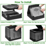 Portable Toilet with Carry Bag Foldable Emergency Toilet with Lid Trash Bags Camping Toilet Foldable Toilet for Car Indoor Outdoor Commode Travel Toilet Portable Toilet for Camping,Tent,Hiking,Boating - Image 8