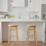 2-Pack 24" Backless Wood Counter Stools, Natural Finish (Shipment from Walmart) - Image 5