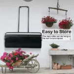 Replace 36725614 36in Cylindrical Iron Lawn Roller Black - Image 7