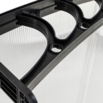 Same Code 29975683 HT-100 x 96cm Household Application Door & Window Rain Cover Eaves Black Holder - Image 15