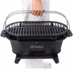 Oval Cast Iron Grill Outdoor, Portable Charcoal Grill and Tabletop Cast Iron Skillet - 100% Cast Iron, Enameled, Durable, Small Charcoal Grill, Camping Stove, Hibachi Grill -Does not support self pick - Image 8