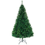 7.5 FT Hinged Christmas Tree, Artificial Pencil Christmas Tree, Unlit Artificial Christmas Pine Tree with 1075 Branch Tips and Sturdy Stand, Pink - Image 13