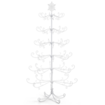 6ft Black PVC Iron Christmas Tree with Snowflake Top (Accessories Not Included) - Everyday Decor Tree - Image 21