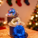 2 blue solar fairy lights, each pack contains 110 LED solar string lights, IP65 waterproof copper wire, 8 modes of solar fairy lights, suitable for garden, courtyard, tree, wedding, Christmas decoration - Image 3