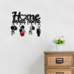 CIFbuy1pc Key Rack For Wall, Black Key Holder For Wall Decorative, Metal Wall Decor For Office, Hallway, Entryway, Key Hooks Hanging Keys(TikTok/temu self-pickup orders) - Image 8