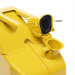 20L US Standard Cold-rolled Plate Petrol Diesel Can Gasoline Bucket with Oil Pipe Yellow 2 Pairs of Gloves - Image 10