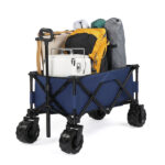 42*22*36inch Blue Garden Folding Cart