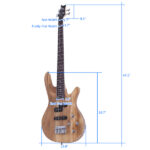 Exquisite Stylish IB Bass with Power Line and Wrench Tool Burlywood Color - Image 9