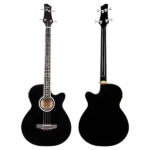 [Do Not Sell on Amazon] GMB101 4 string Electric Acoustic Bass Guitar w/ 4-Band Equalizer EQ-7545R Black - Image 4
