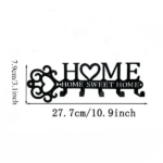 CIFbuy Marvelous 1 Piece Metal Wall - Mounted Key Holder with 5 Hooks. This Wall Hanger, Which is a Key Holder Wall Mount, Stylish Household Coat Rack, and (TikTok/temu self-pickup orders) - Image 7