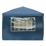 3 x 3m Two Doors & Two Windows Practical Waterproof Right-Angle Folding Tent Blue - Image 37