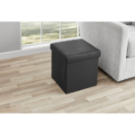 Collapsible Storage Ottoman, Black (Shipment from Walmart) - Image 5