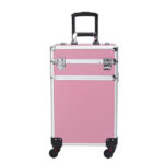 4 in 1 Aluminum Cosmetic Makeup Case Tattoo Box Pink - Image 31
