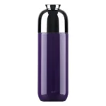 Fashion Titanium-Coated Tea Tumbler with Infuser, thermos cup 370ml purple