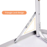 3ft Aluminum Alloy Folding Table Black - Image 15