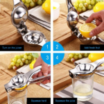 2x Portable Lemon Orange home Squeezer Manual Juicer Squeezer (US Logistics only For USPS.TK/TMEU only For self-pickup) - Image 8