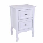 Oid Code 48714449/34800355 2pcs Country Style Two-Tier Night Tables Large Size White - Image 18