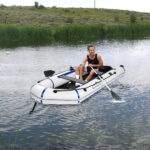 Camping Survivals 10ft PVC 330kg Water Adult Assault Boat Off-White - Image 30