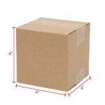 100 Corrugated Paper Boxes 4x4x4" 10*10*10cm Yellow - Image 26
