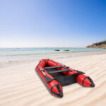 Camping Survivals 10ft PVC 330kg Water Adult Assault Boat Red Black - Image 6